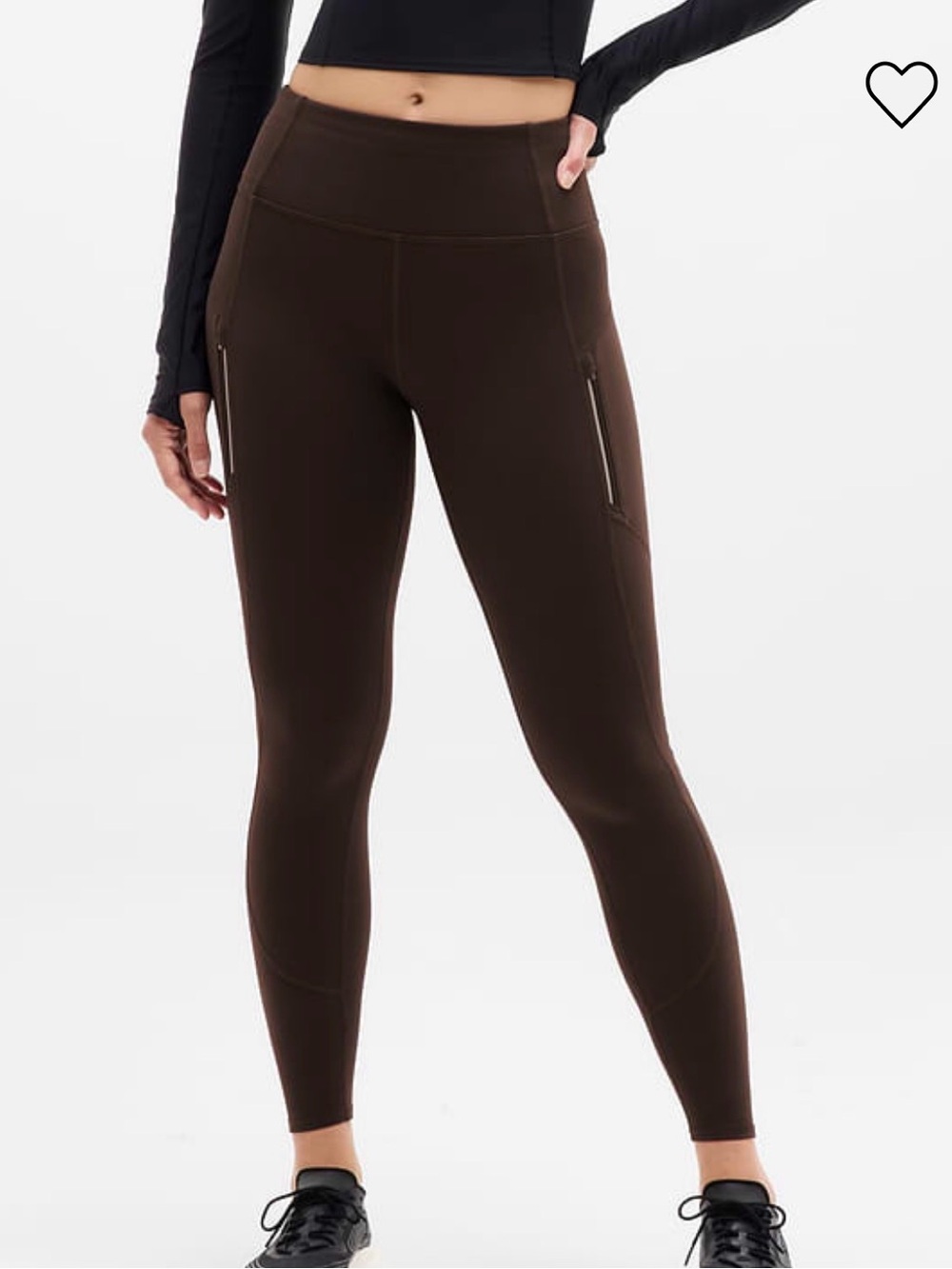 #287 NWT Athleta Rainier Leggings Truffle Size Medium